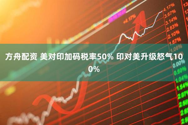 方舟配资 美对印加码税率50% 印对美升级怒气100%