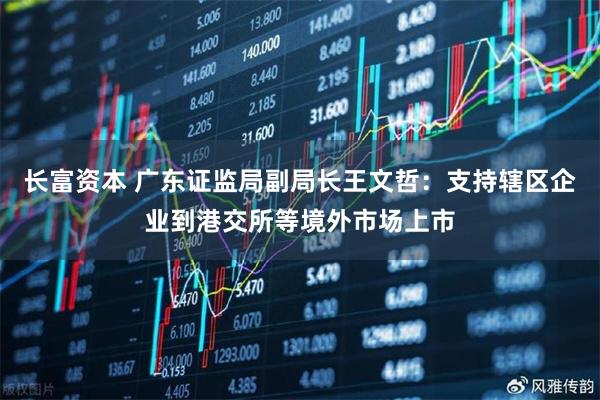 长富资本 广东证监局副局长王文哲：支持辖区企业到港交所等境外市场上市