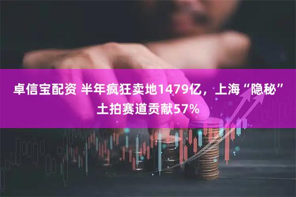 卓信宝配资 半年疯狂卖地1479亿,上海“隐秘”土拍赛道贡献57%